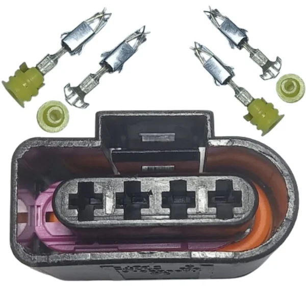 Kit Conector Bobina Ign.Individual Fox/Audi R8 4 Vias Fêmea - Image 2