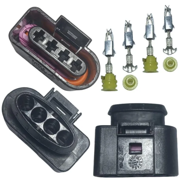 Kit Conector Bobina Ign.Individual Fox/Audi R8 4 Vias Fêmea - Image 3