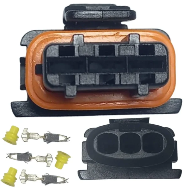 Kit Conector Sen.Fase Fiat (Sem.Veloc.Roda) 3 Vias Fêmea - Image 2