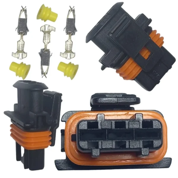 Kit Conector Sen.Fase Fiat (Sem.Veloc.Roda) 3 Vias Fêmea - Image 3