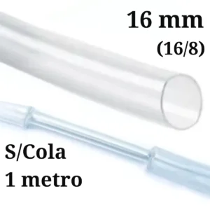 Termo Retrátil 16mm Transparente Sem Cola - 1 Metro