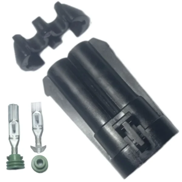 Kit Conector 2 Vias Macho Ventoinha Fiat / GM - Image 2