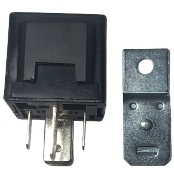 Relé Auxiliar Universal 70A 12v 4T  C/Suporte Preto DNI0122 - Image 3