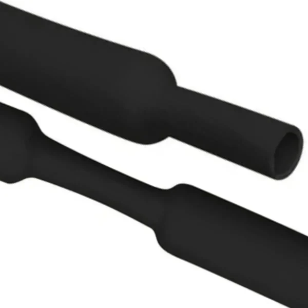 Termo Retrátil sem cola preto 12,7mm - 1 Metro (12,7/6,4) - Image 2
