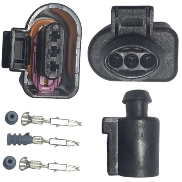 Kit Conector Sen.Fase Gol/Fox/Polo 3 Vias Fêmea