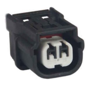 Kit Conector Bico Inj.Honda CG/Titan/Fan/Bros 2 Vias Fêmea