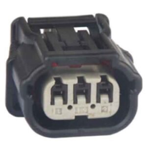 Kit Conector Bobina Ign. Honda Guias em cima 3 Vias Fêmea