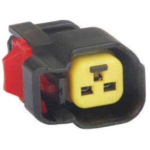 Kit Conector Bico EV6 Ecosport/ Harley 2 Vias Fêmea