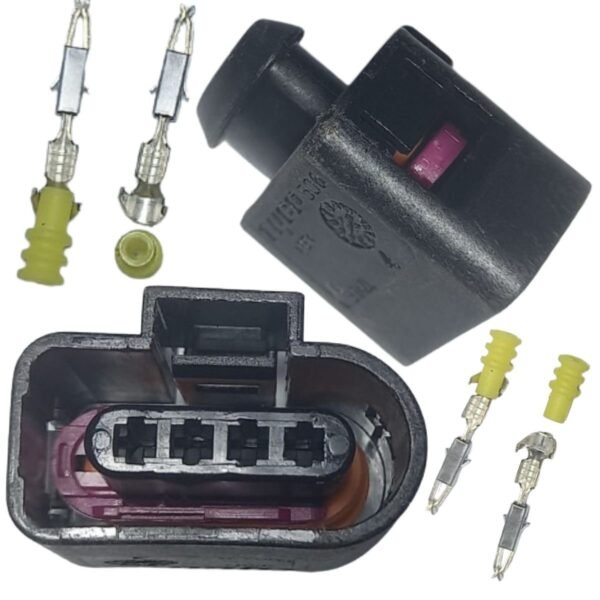 Kit Conector Sensor Temperatura Ar VW Gol 4 Vias Fêmea - Image 2