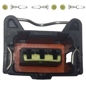 Kit Conector Bob.Vw Sensor Rot 3 Vias Fêmea - 10 Peças