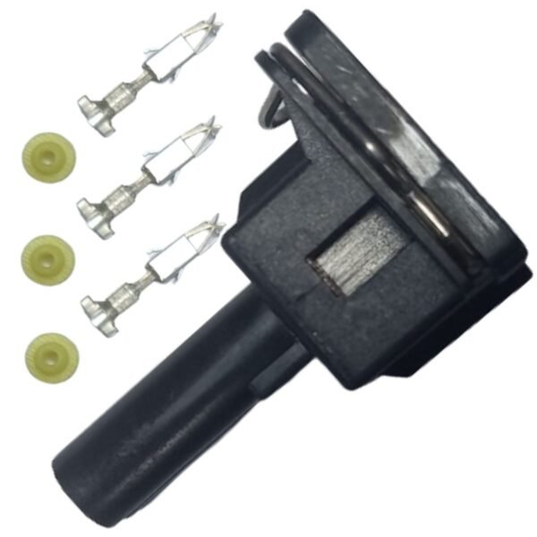 Kit Conector Bob.Vw Sensor Rot 3 Vias Fêmea - 10 Peças - Image 2