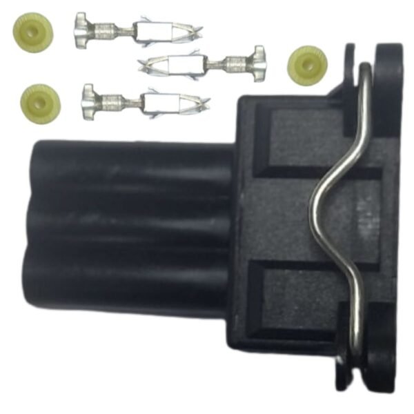 Kit Conector Bob.Vw Sensor Rot 3 Vias Fêmea - 10 Peças - Image 3