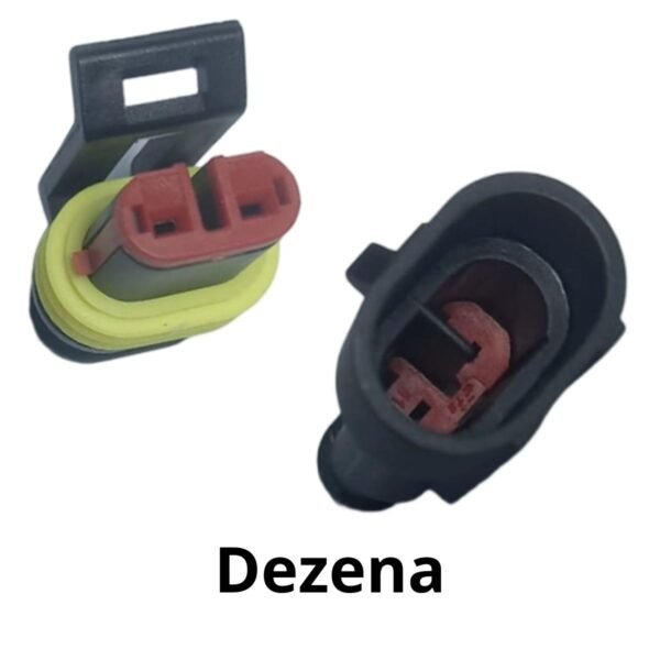 Kit Conector Super Seal Selado 2 Vias Macho e Fêmea
