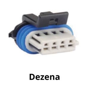 Kit Conector Bobina Ignição Ind. GM Onix Camaro 4 Vias Macho - Dezena